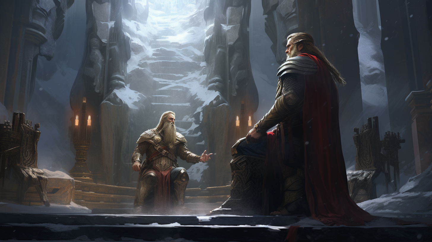 The Treasures of the Gods: how Brokk crafted Thor's Hammer scene